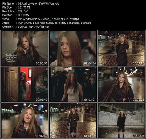 Avril Lavigne «I'm With You» VOB File