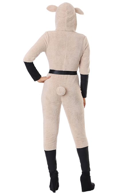 Women's Sheep Jumpsuit Costume