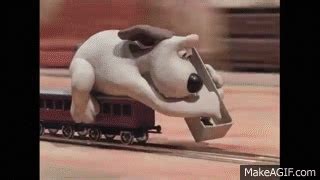 Wallace and Gromit - 'The Wrong Trousers' | The Train Chase (1080p HD) on Make a GIF