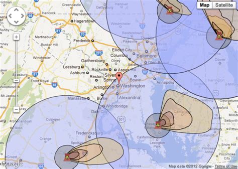 Map shows what a U.S. Fukushima could have looked like | Grist