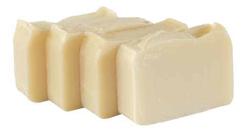 Natural White Soap Bar (SET of 4)- Hypoallergenic, Fragrance Free and Dye Free - Handmade Soap ...