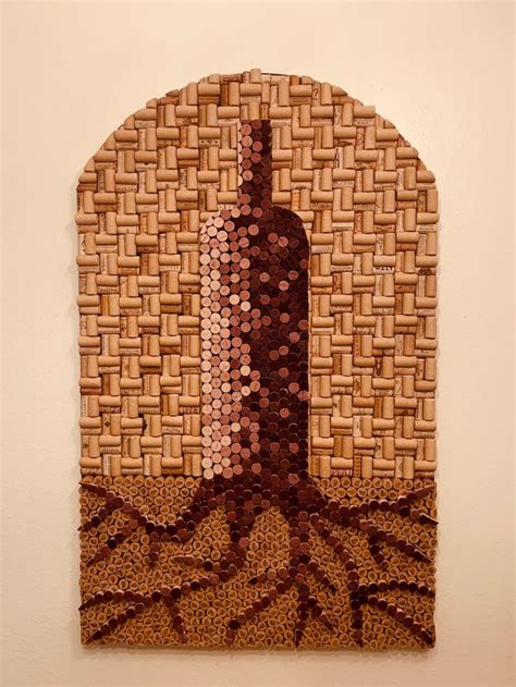 Wine Cork Wall Art Sculpture Wine Cork Art Wine Bottle Hotel Art ...