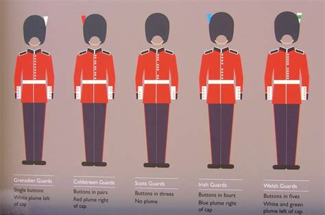 British Army - Household Division - Foot Guards Regiments - Home Service Dress (Ceremonial ...