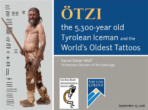 (PDF) ötzi: the 5,300-year old Tyrolean Iceman and the World’s Oldest Tattoos | Aaron Deter-Wolf ...