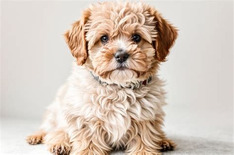 Premium AI Image | Adorable Canine Portrait Happy Lap Dog Puppy Sitting ...