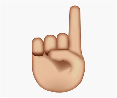 Hand Emoji Png Picture - One Finger Emoji Png, Transparent Png ...