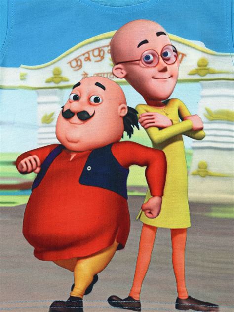 Myntra Motu Patlu Boys Blue Printed - Motu Patlu Hd Wallpapers Download ...