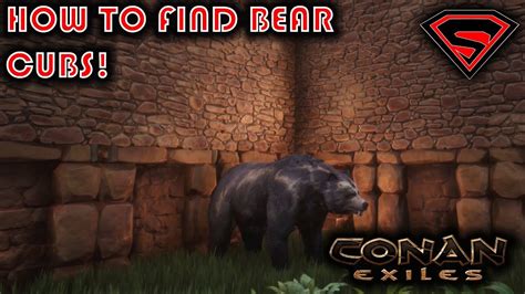 CONAN EXILES WHERE TO FIND BEAR CUBS - HOW TO GET BEAR CUBS IN CONAN EXILES - YouTube