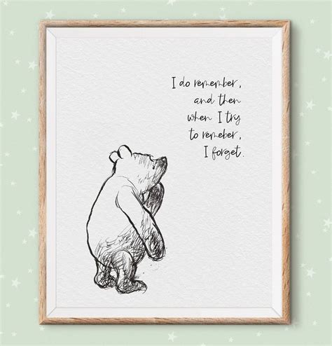 Winnie The Pooh Quotes, Pooh Bear Classic Vintage Style Poster Print Poster – Poster - Canvas ...