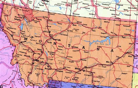 State Map Of Montana Highways United States Map | Images and Photos finder