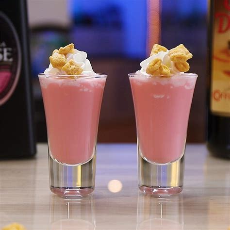 Cap’n Crunch Shots Cocktail Recipe | Recipe | Drinks alcohol recipes, Shots alcohol recipes ...