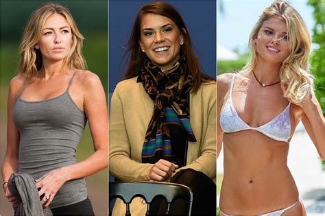 Golfers might have the sexiest wives and girlfriends of any sport