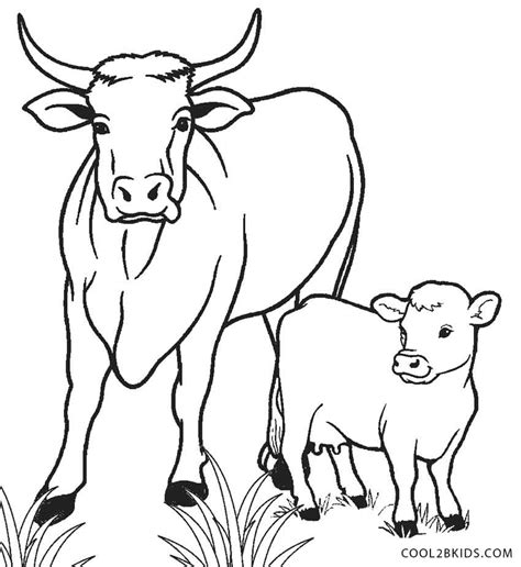 Free Printable Cow Coloring Pages For Kids | Cool2bKids