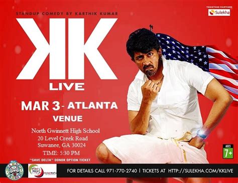 Karthik Kumar Stand up Comedy in Suwanee