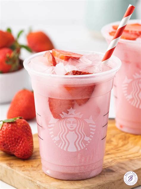 Starbucks Pink Drink Copycat {Only 3 Ingredients!} - Belly Full