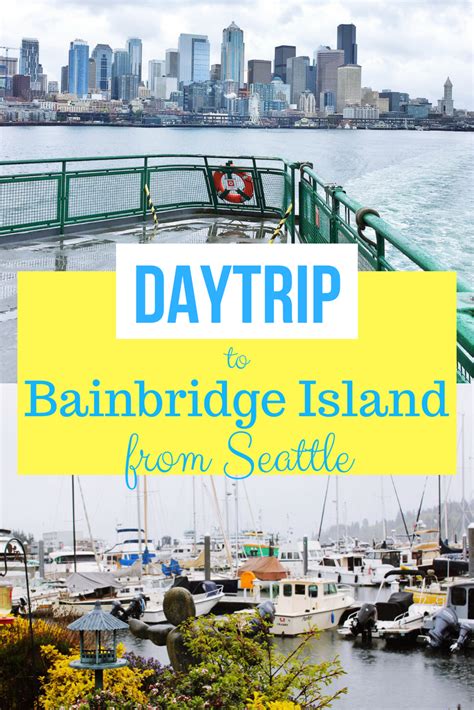 SPEND A DAY ON BAINBRIDGE ISLAND, WASHINGTON | Hey Tonya