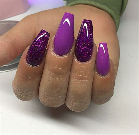 Simple purple nails - filnflow