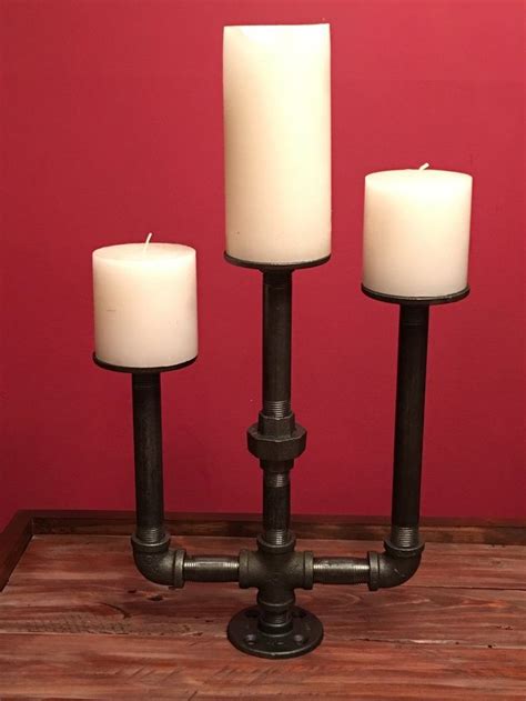 Steampunk Furniture, Industrial Lamp, Urban Industrial, Candle Decor, Candle Sconces, Steampunk ...