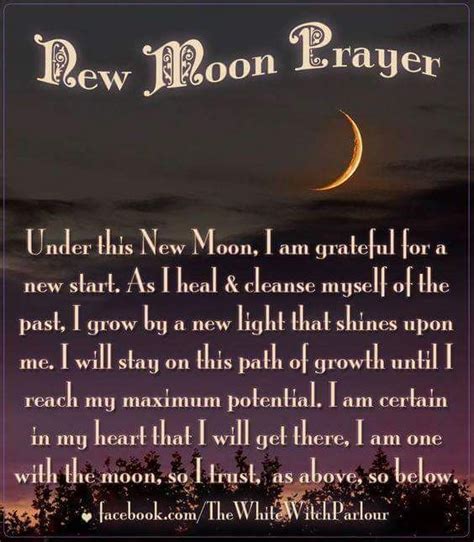 New moon rituals, New moon, Magick