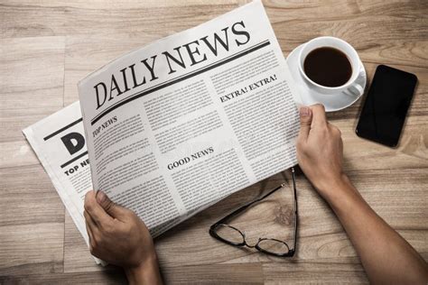 Cup Coffee Rolled Up Newspaper Stock Photos - Free & Royalty-Free Stock ...