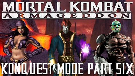 Mortal Kombat Armageddon - Konquest Mode - Part 6 - Netherrealm Cliffs (Commentary) - YouTube