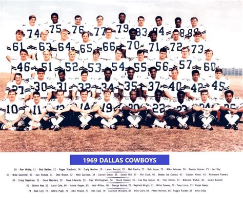 1969 DALLAS COWBOYS 8X10 TEAM PHOTO FOOTBALL PICTURE NFL | eBay