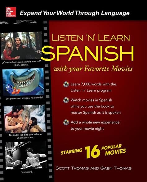 Listen 'n' Learn Spanish with Your Favorite Movies (Paperback) - Walmart.com | Learning spanish ...