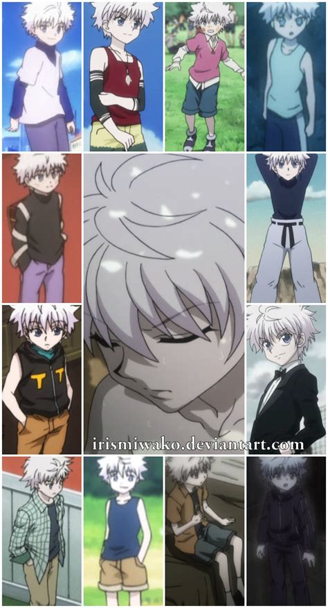 Killua's outfits by IrisMiwako on DeviantArt