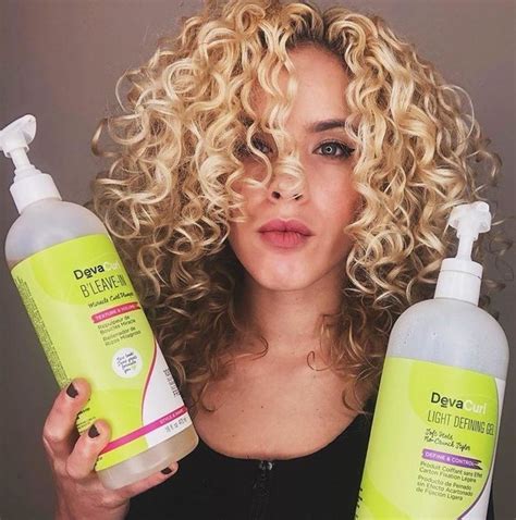 Devacurl products are amazing, got to try light defining gel and b-leave in. Curl definition ...