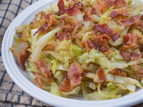 Fried Irish Cabbage with Bacon Nutrition Facts - Meta Nutrition
