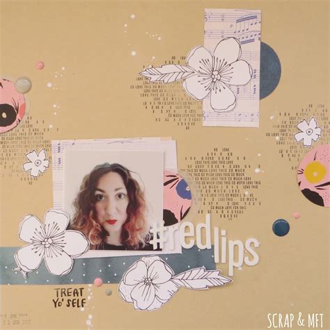 SCRAP & my favourite things: LO #red lips