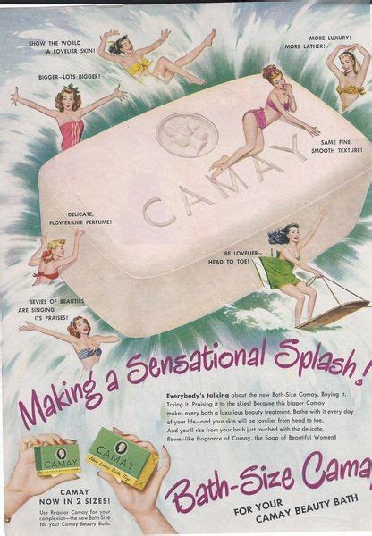 Original 1950's Camay Soap Ad | Old ads, Camay, Vintage advertisements