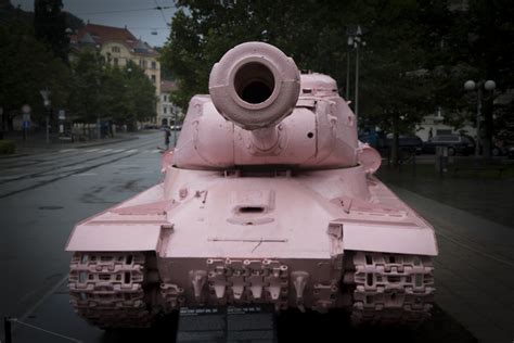 Pink Tank In Brno Free Stock Photo - Public Domain Pictures