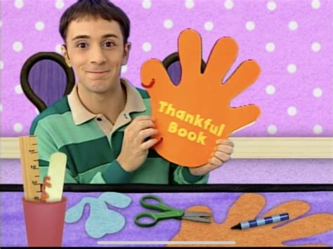 Blue’s Clues Thankful Steve Is Making A Thankful Book For A Thanksgiving Feast. in 2021 | Blue’s ...