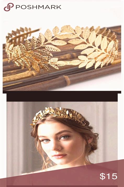 Greek Goddess head piece Gold tone None Jewelry | Greek goddess dress, Greek godess costume ...