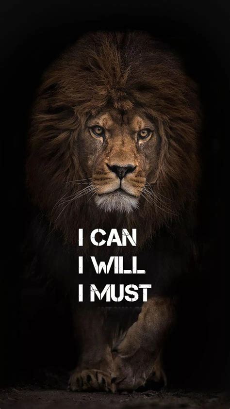 4k Ultra HD Lion wallpapers with motivational quotes