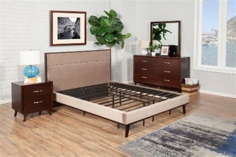 Hollywood Bed Frame Queen Bedder Base in Black, 1 - Kroger