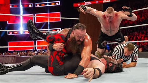 WWE Full Matches - WWE Full Match: Brock Lesnar vs. Kane vs. Braun ...