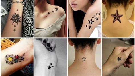 30+ Simple & Beautiful Star Tattoos For Girls 2024 | Latest Star Tattoo ...