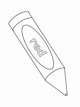 Printable Crayons Coloring Page  Free Pages For Kids sketch template