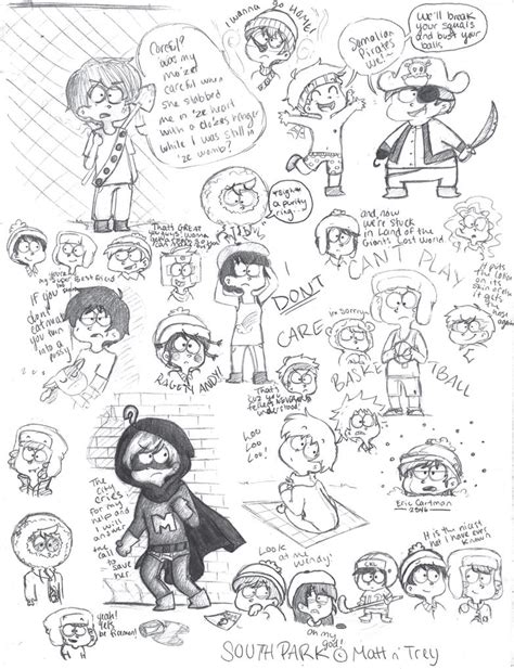 South Park school sketches by ocean0413 on DeviantArt