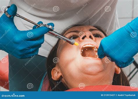 Dental Carpule Syringe And Local Anesthetics Liquid For Dental Local Anesthetic Treatment Stock ...