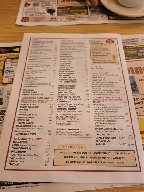 Menu at Swedesboro Diner restaurant, Swedesboro