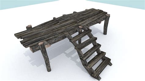 Wooden Docks Pack - 3D Model by ZB3D