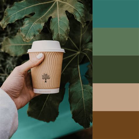 Colour palettes for sustainable and vegan businesses - Coconut Design