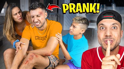 I got in a ACCIDENT "PRANK" on My Family.. (They Freaked Out) | The Royalty Family - YouTube