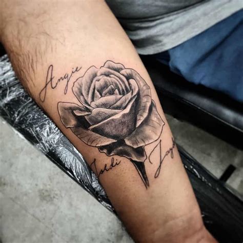 37 Astonishing Black And Grey Rose Tattoo Forearm Ide - vrogue.co