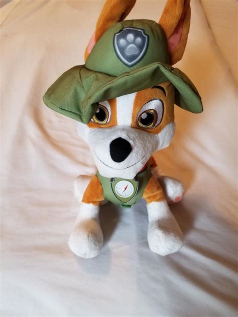 Paw Patrol Tracker Plush 8" Nickelodeon talking toy | #1957599597