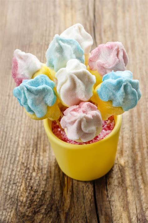 Marshmallow cake pops stock image. Image of group, delicacy - 40590365