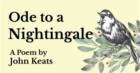 Ode to a Nightingale - A Poem by John Keats